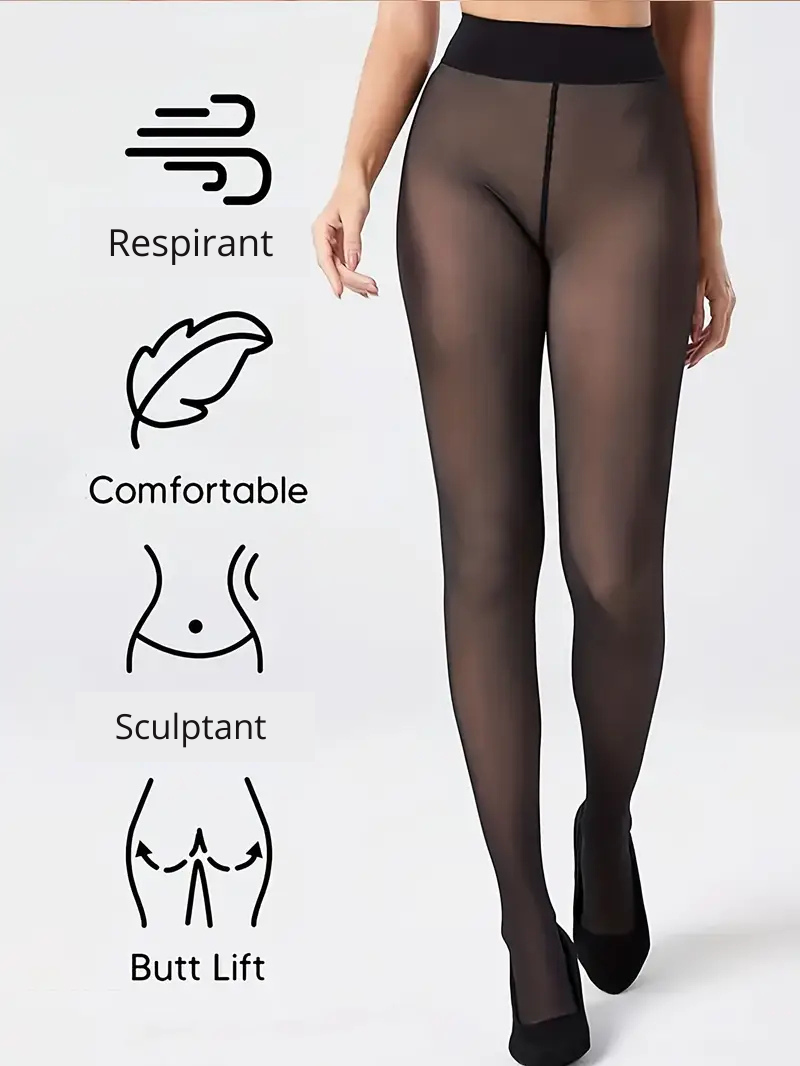 Collant polaire effet seconde peau