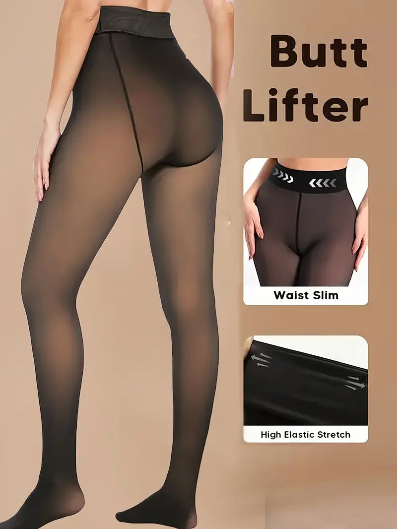 Collant polaire effet seconde peau