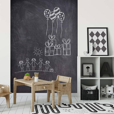 Tableau Autocollant Noir Grand Format 45x200 cm – Écrivez, Effacez, Réutilisez !